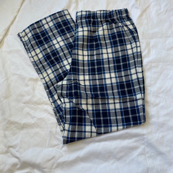 Women's Knit Pajama Set Long Sleeve T-Shirt and Flannel Pants Set, NWT - Picture 5 of 5